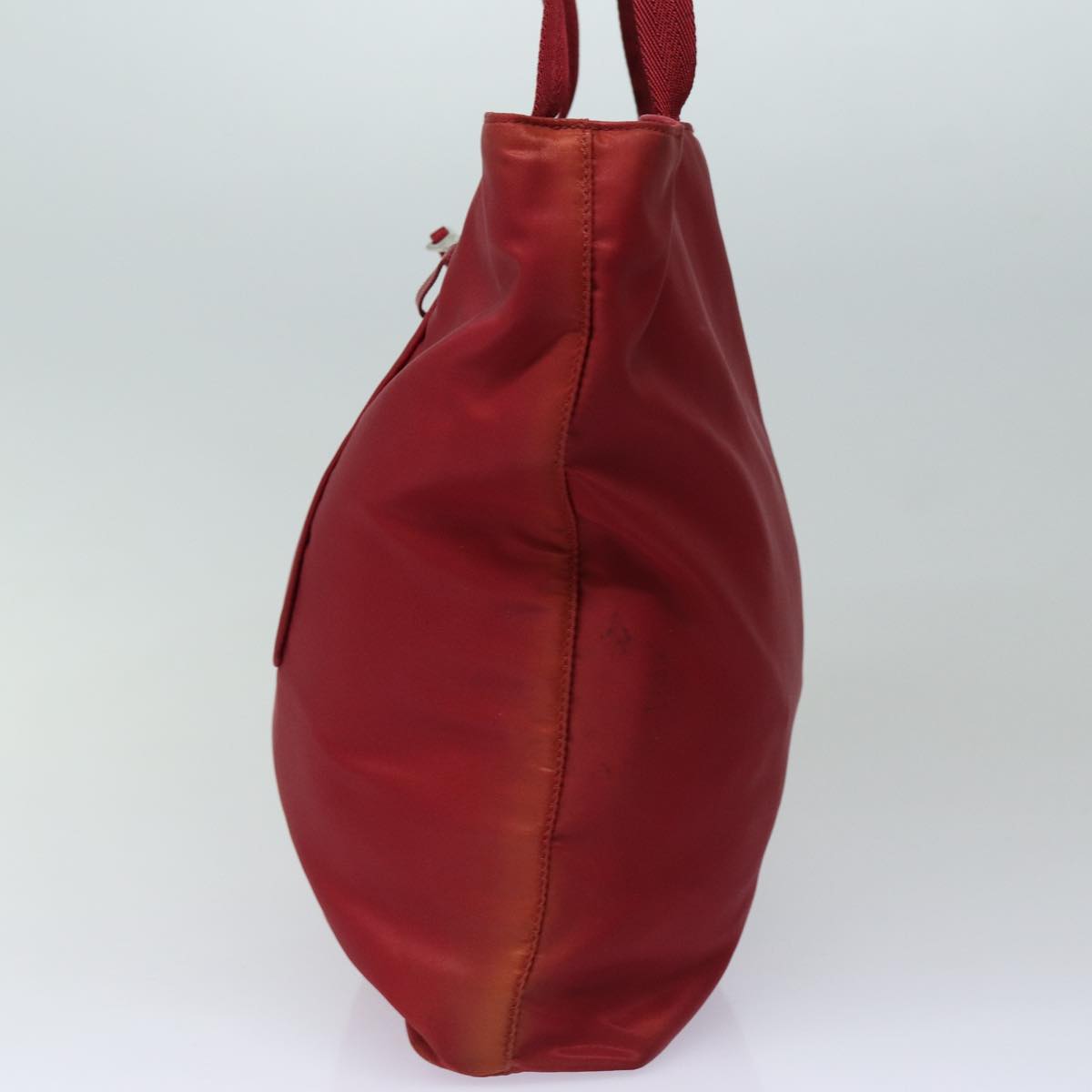 PRADA Shoulder Bag Nylon Red Auth