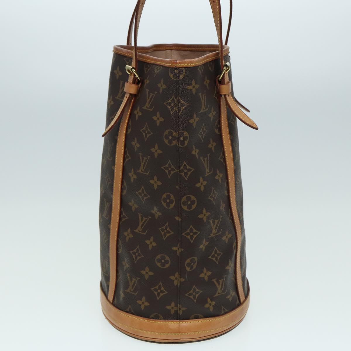LOUIS VUITTON Monogram Bucket GM Shoulder Bag M42236 LV Auth 84785