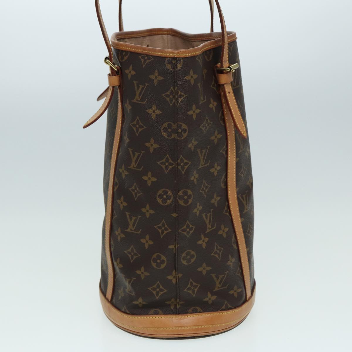 LOUIS VUITTON Monogram Bucket GM Shoulder Bag M42236 LV Auth 84785