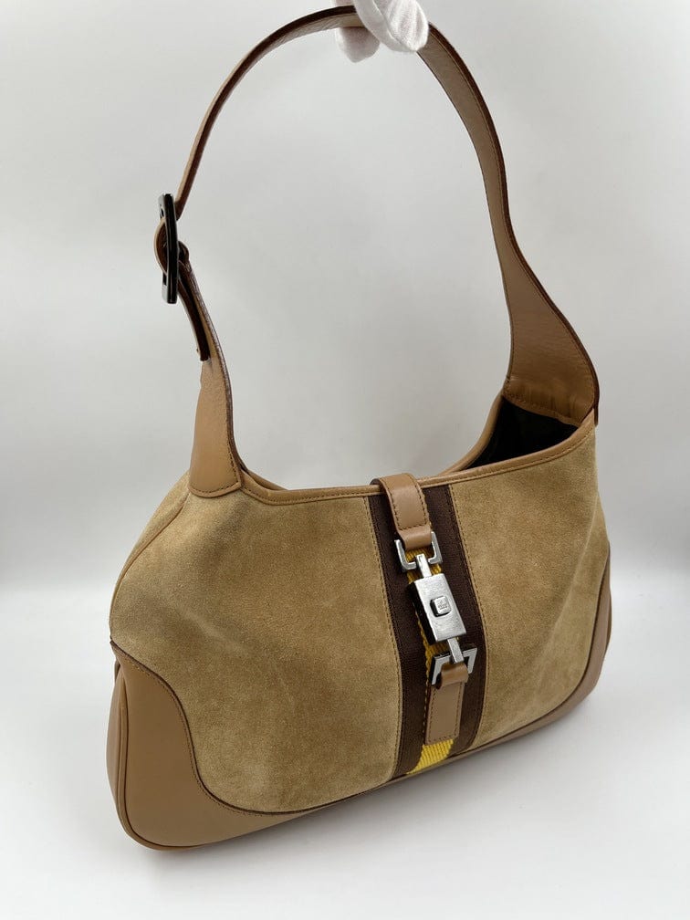 Gucci Nylon Leather Shoulder Bag