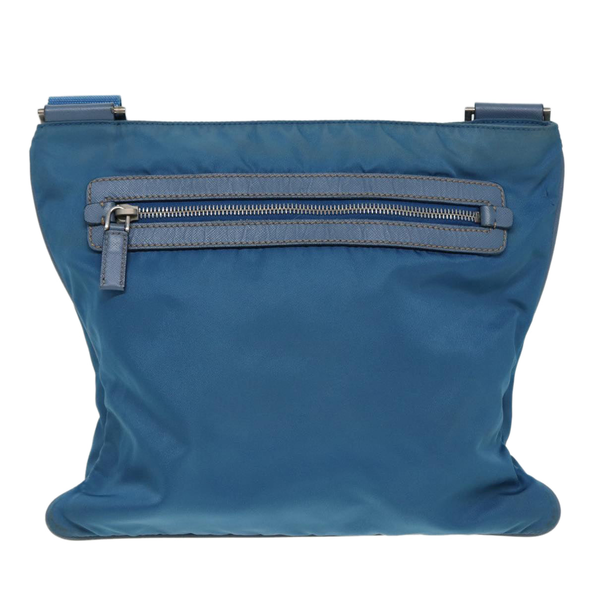 PRADA Shoulder Bag Nylon Blue Auth
