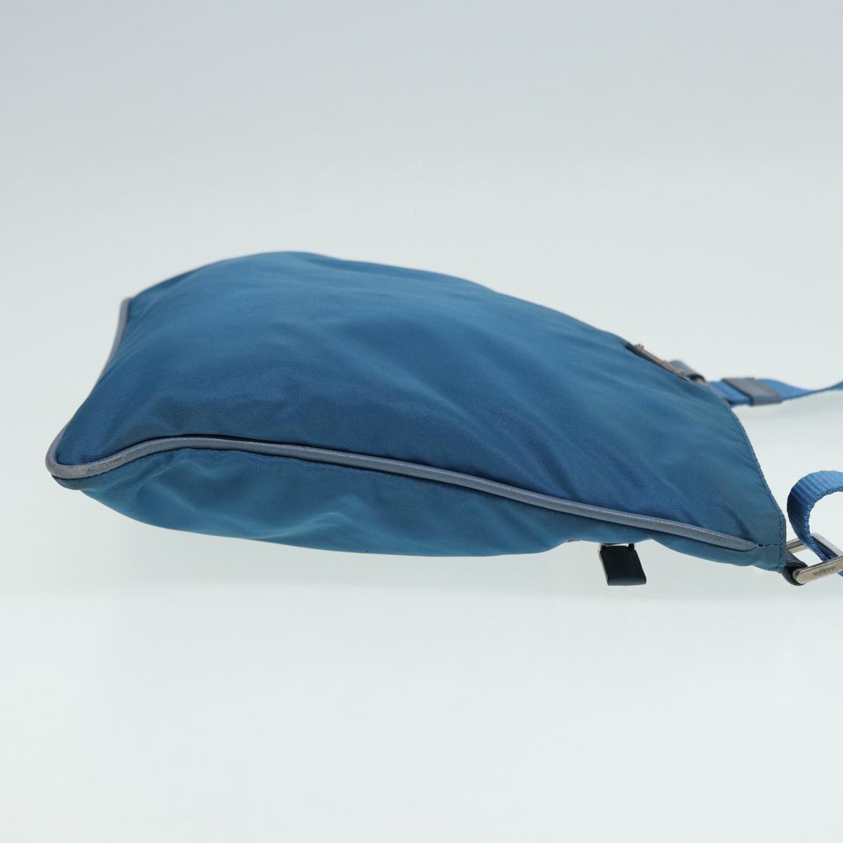 PRADA Shoulder Bag Nylon Blue Auth