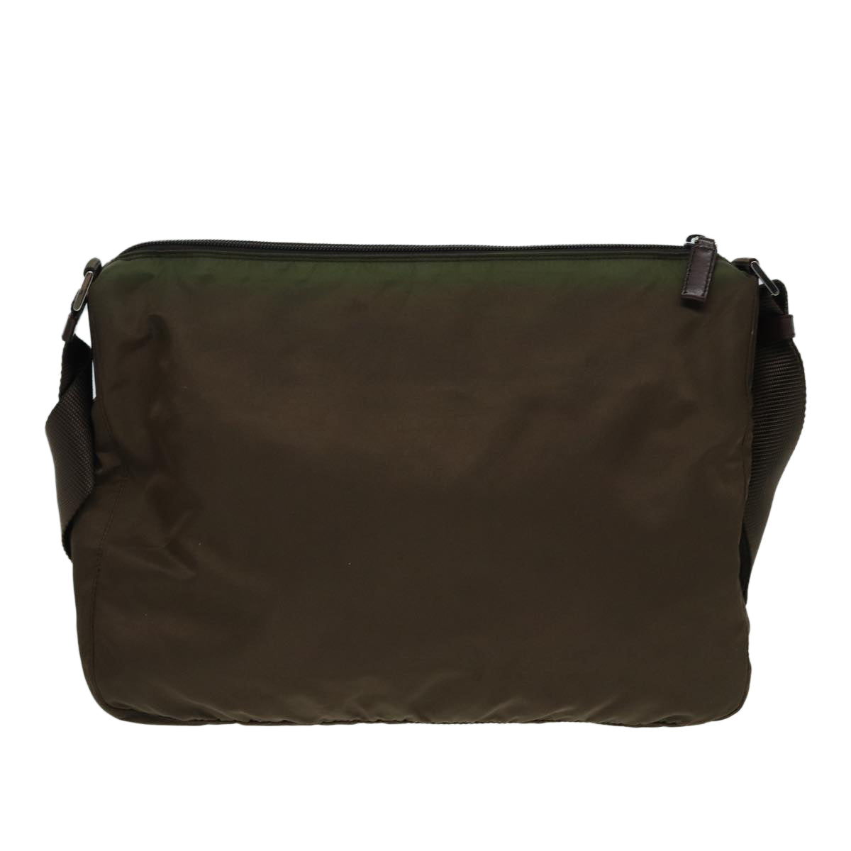 PRADA Shoulder Bag Nylon Brown Auth