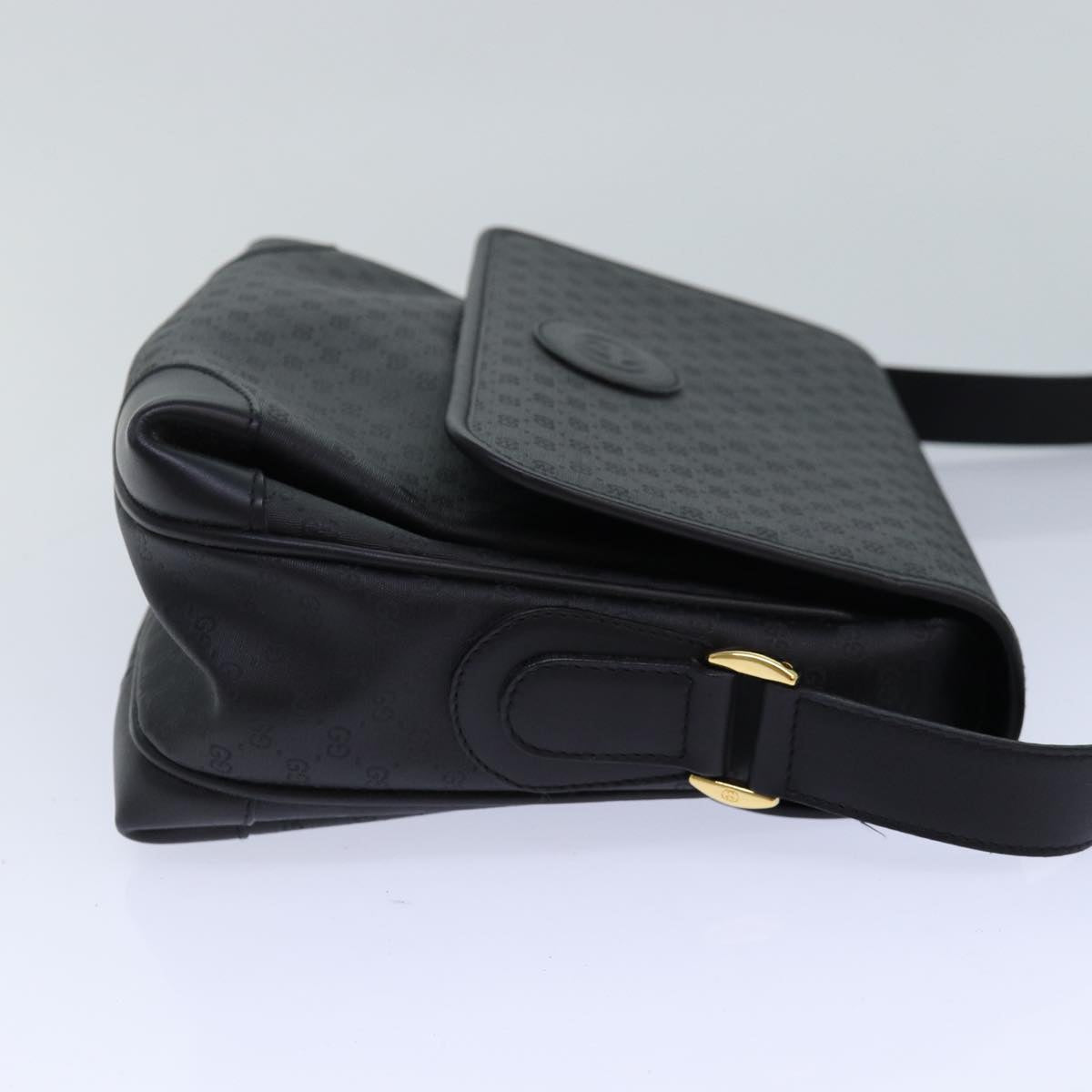 Gucci Leather Canvas Shoulder Bag
