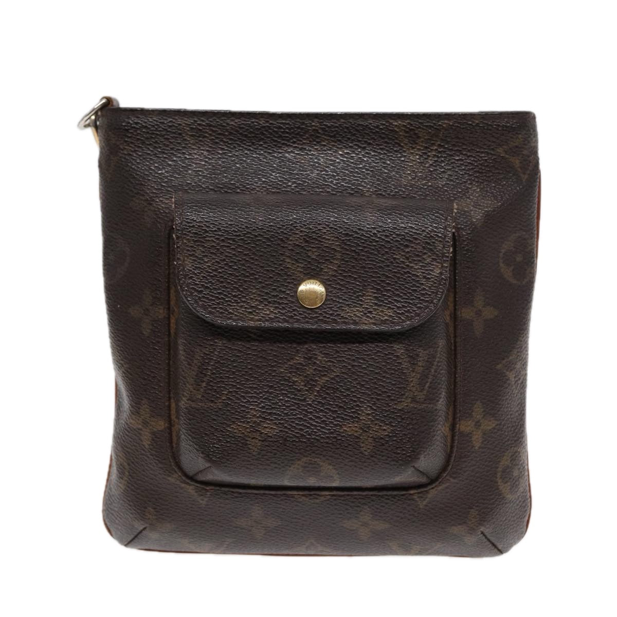 LOUIS VUITTON Monogram Partition Pouch LV Auth Clutch