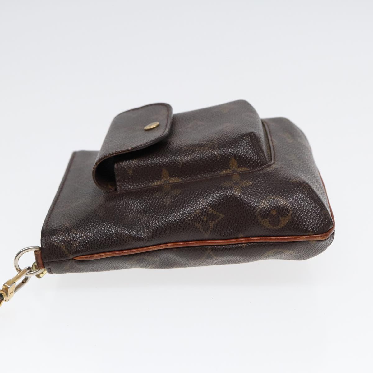 LOUIS VUITTON Monogram Partition Pouch LV Auth Clutch