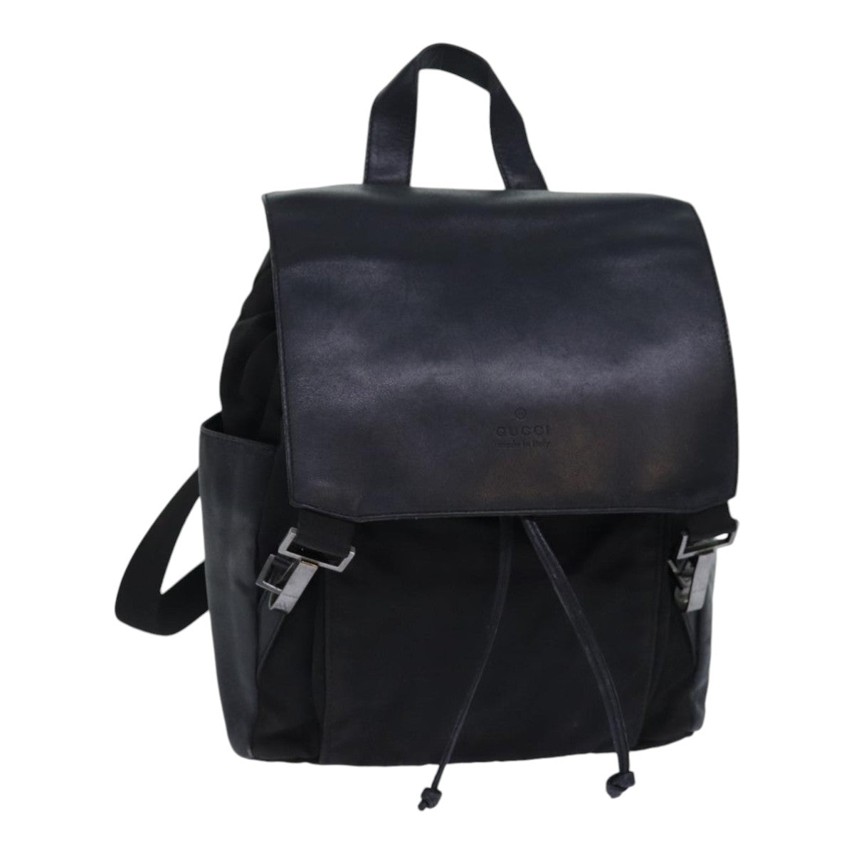 Gucci Nylon Leather Backpack