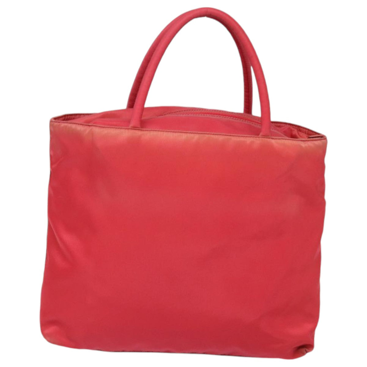 PRADA Hand Bag Nylon Red Auth