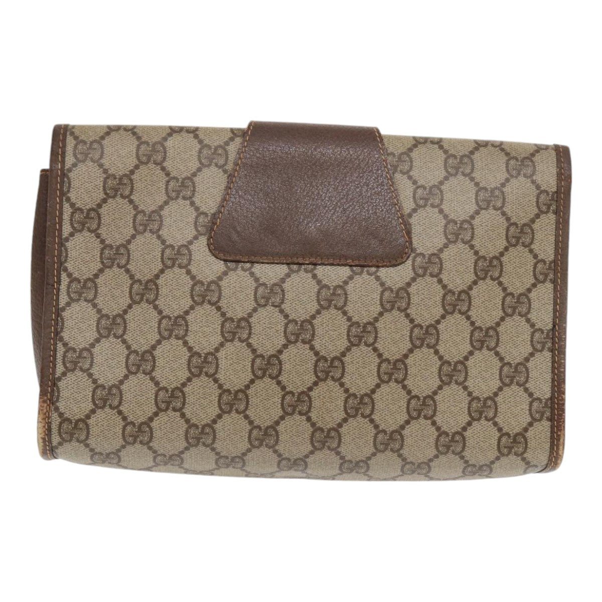 Gucci Leather Canvas Clutch