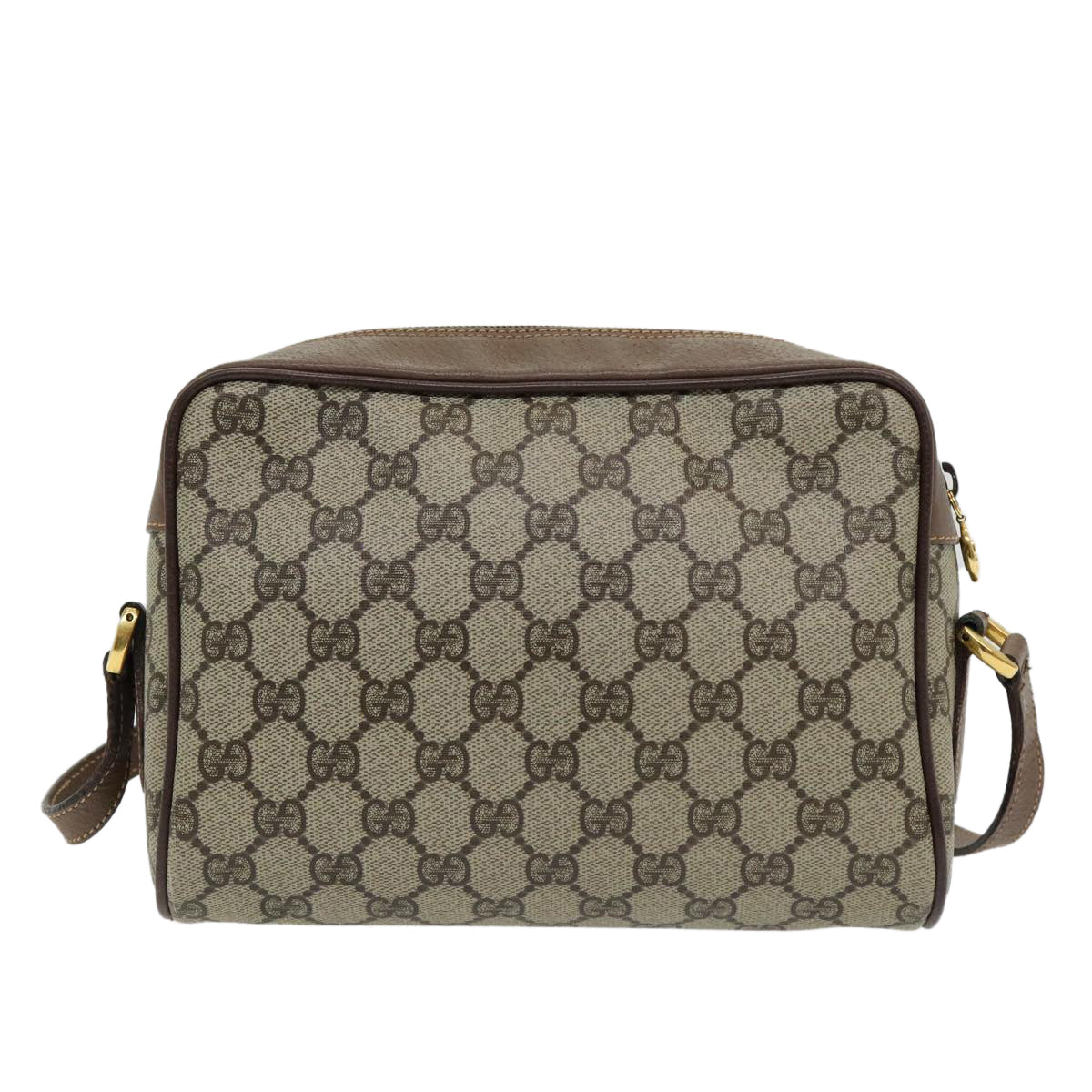 Gucci Leather Canvas Shoulder Bag