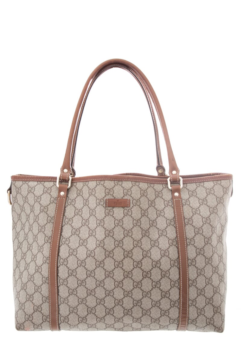 Gucci Leather Canvas Tote Style 13