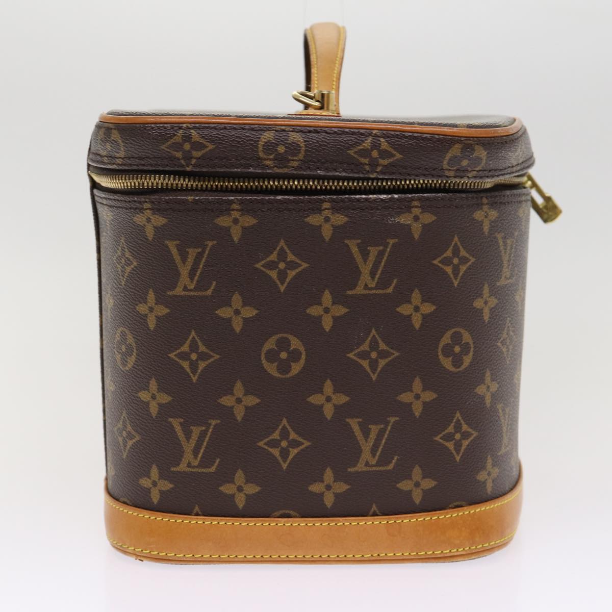 LOUIS VUITTON Monogram Nice Hand Bag LV Auth