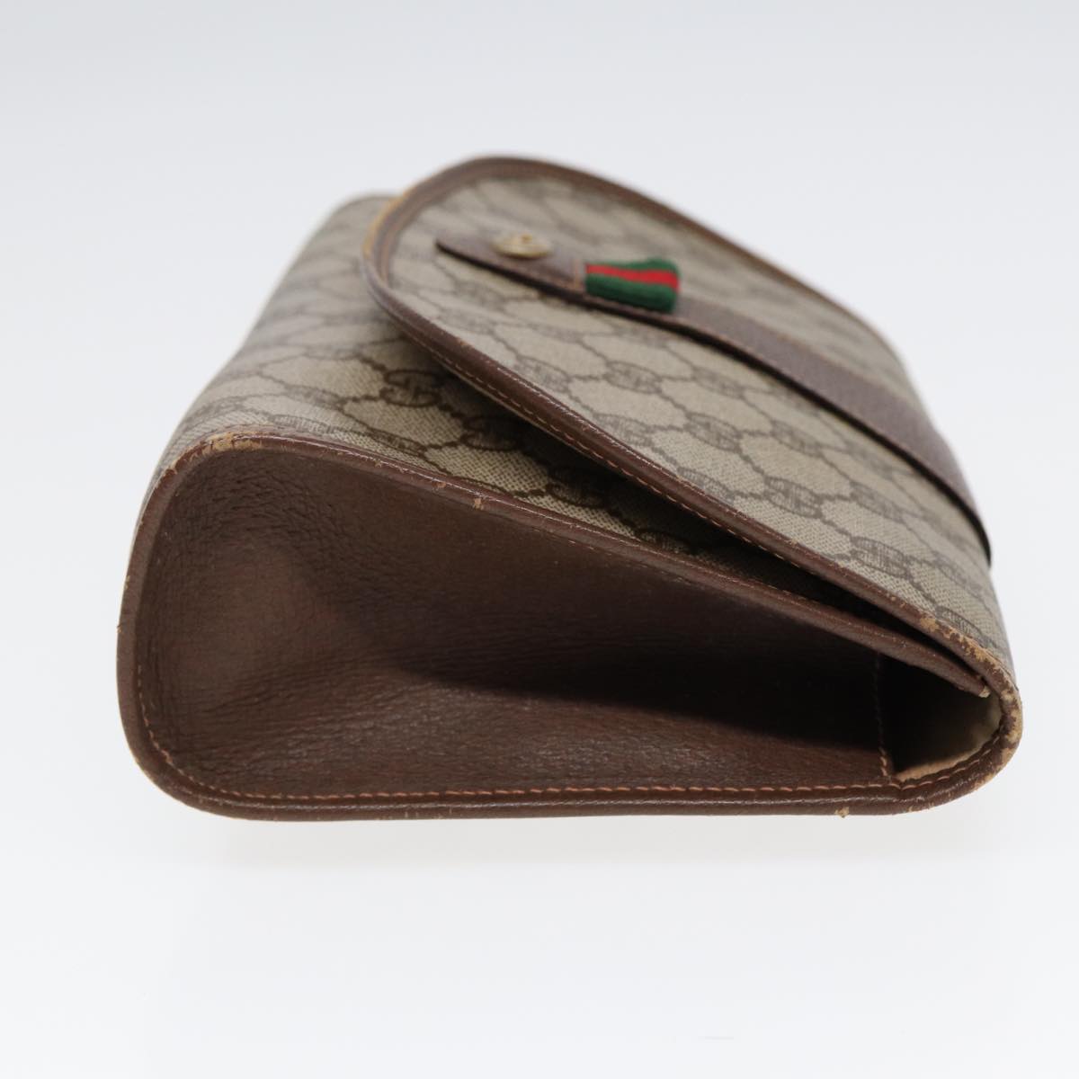 Gucci Leather Canvas Clutch