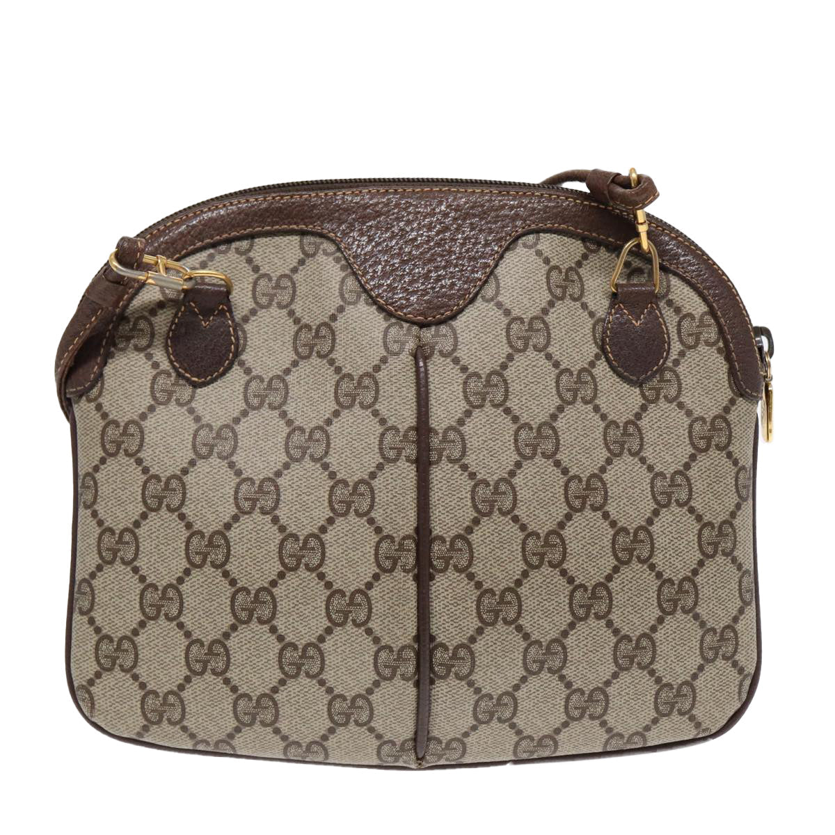 Gucci Leather Canvas Shoulder Bag