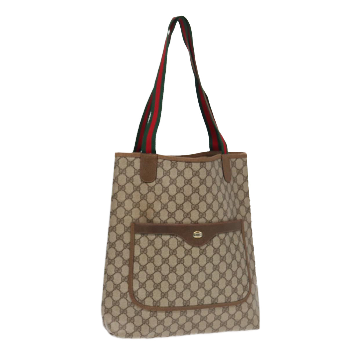 Gucci Leather Canvas Tote