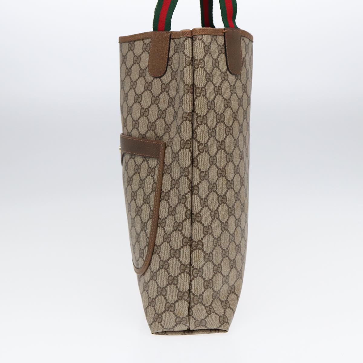 Gucci Leather Canvas Tote