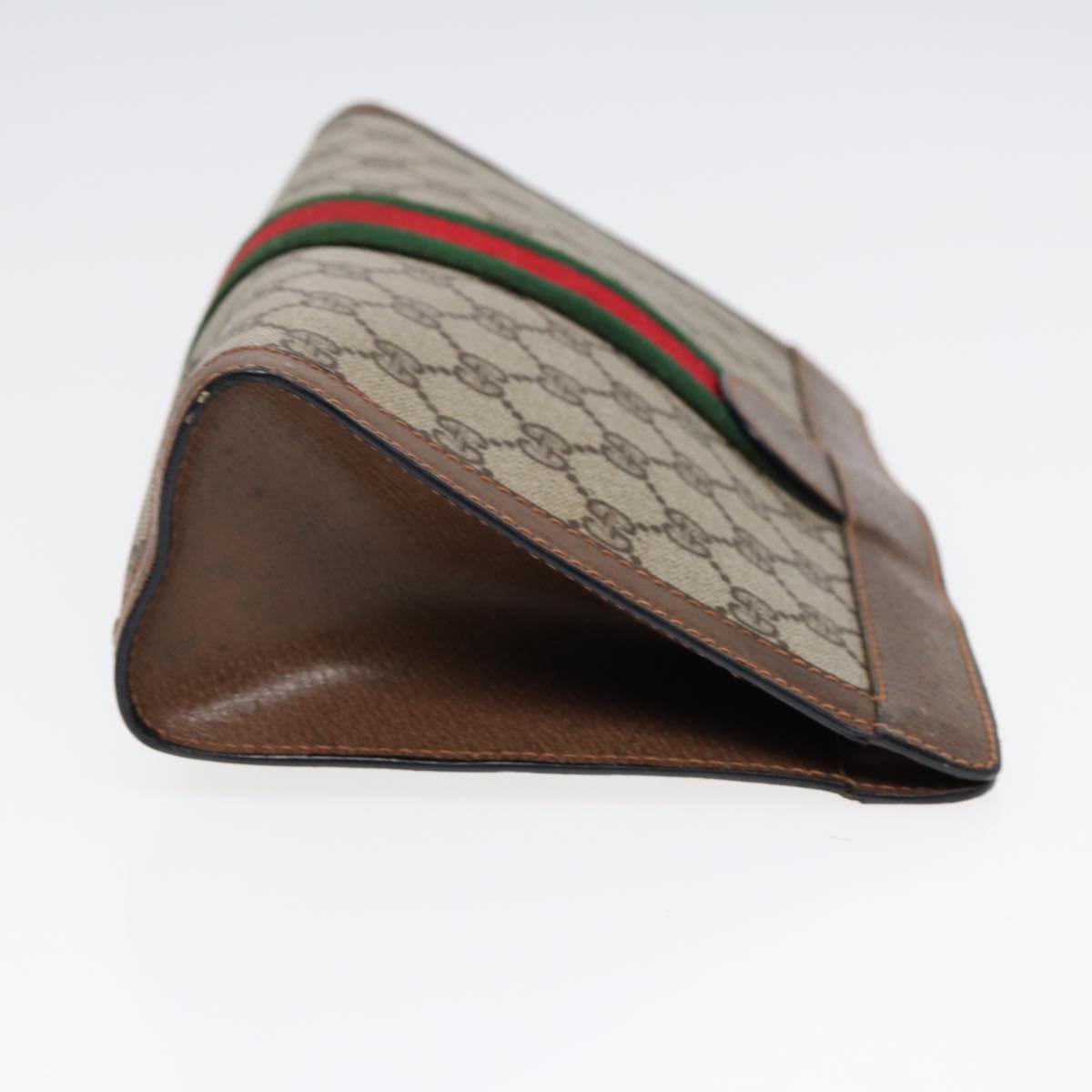 Gucci Leather Canvas Clutch