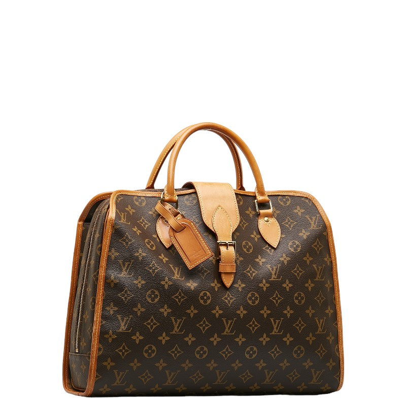 Louis Vuitton Monogram Handbag PVC/Leather Brown