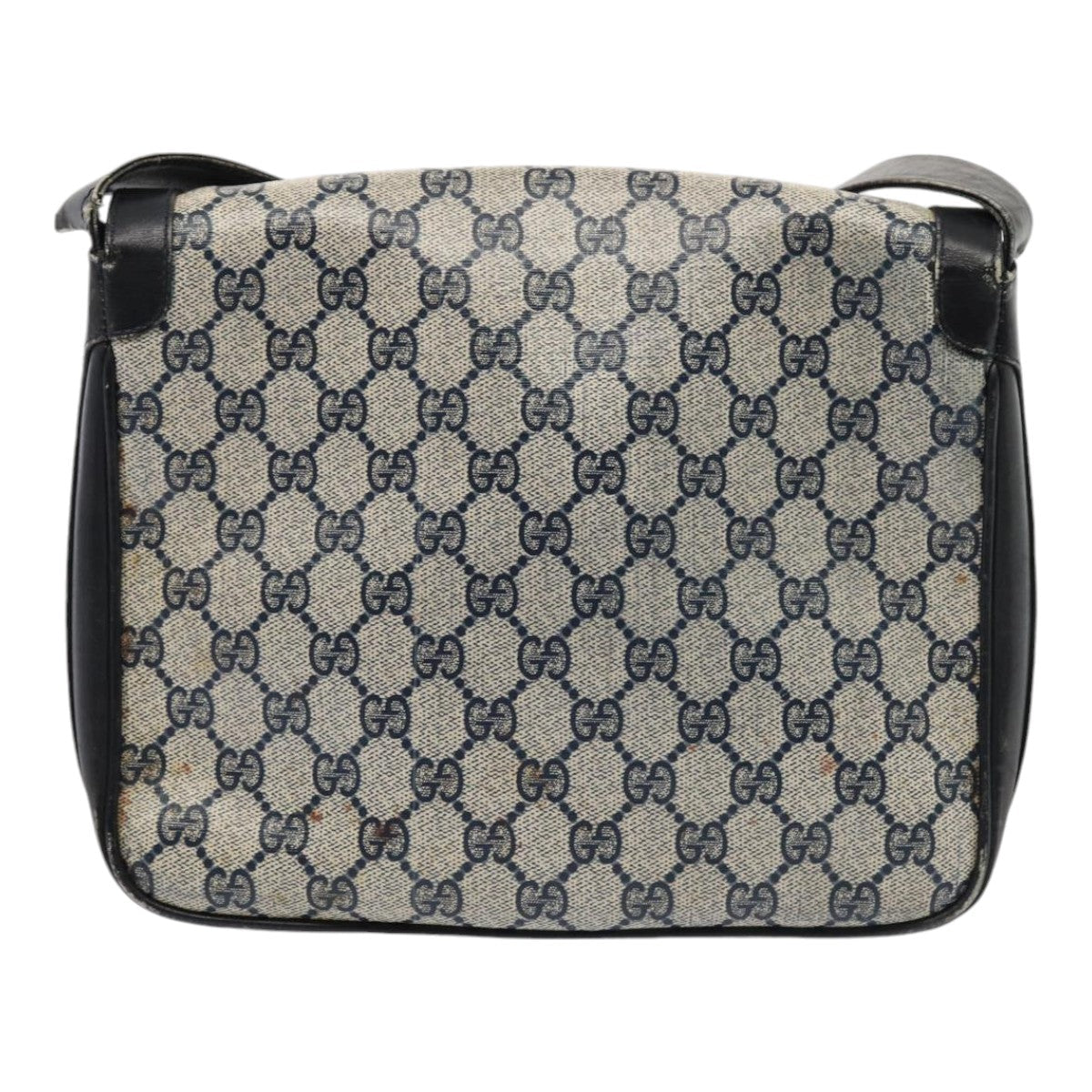 Gucci Leather Canvas Shoulder Bag