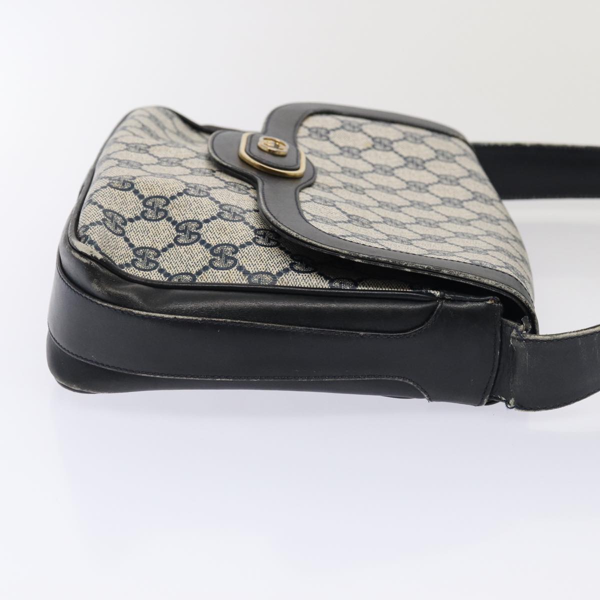 Gucci Leather Canvas Shoulder Bag