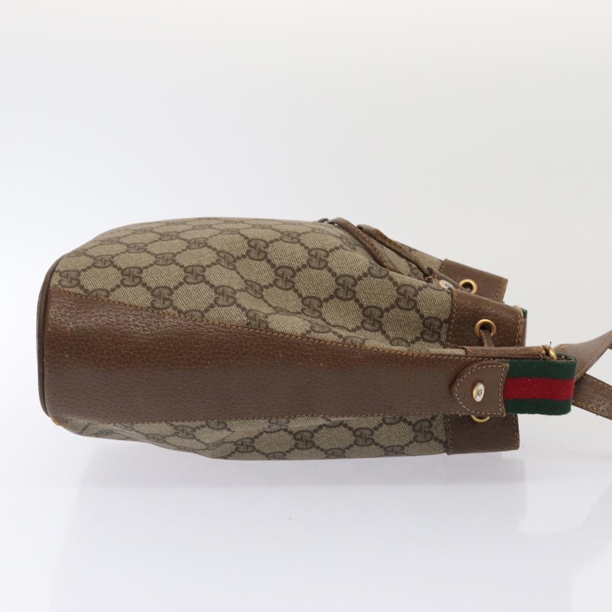 Gucci Leather Canvas Shoulder Bag