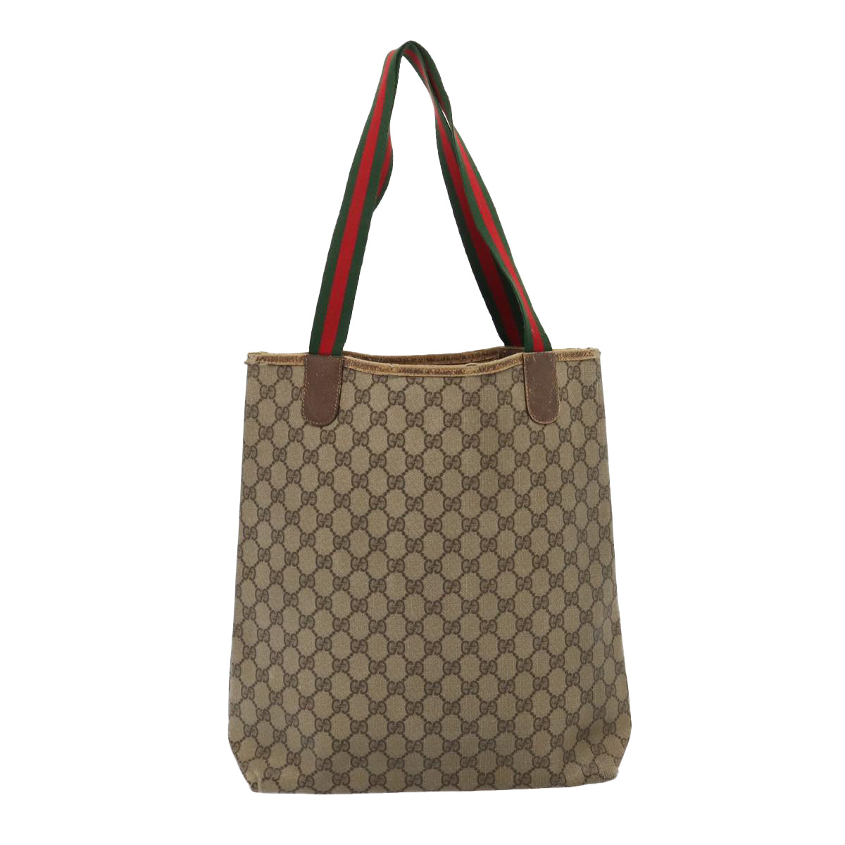 Gucci Leather Canvas Tote