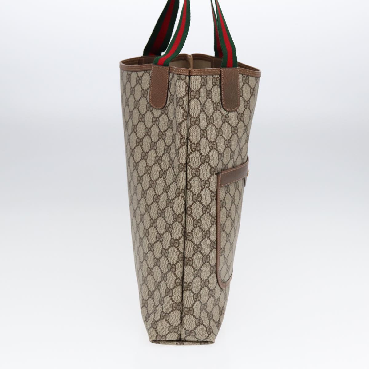 Gucci Leather Canvas Tote