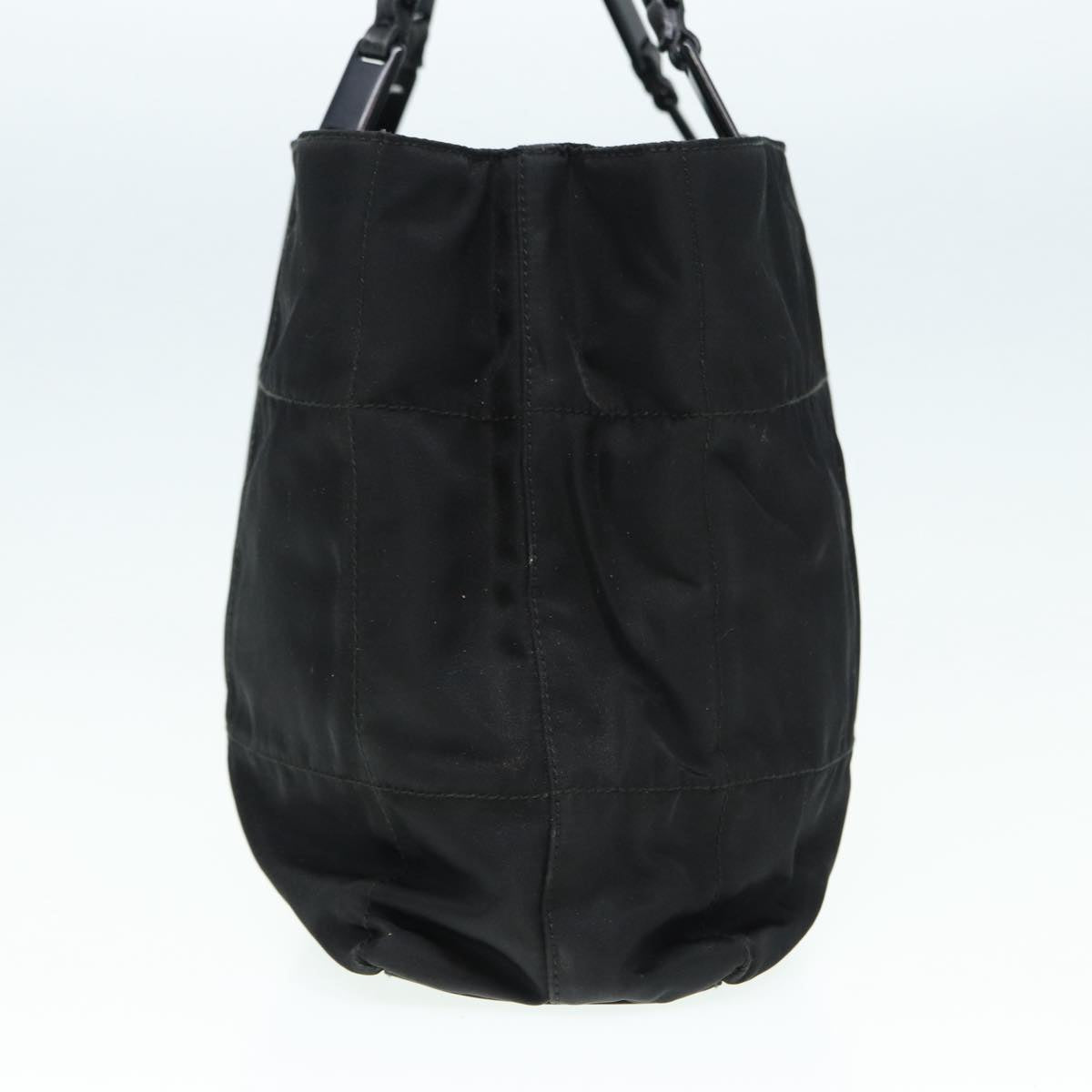 PRADA Hand Bag Nylon Black Auth