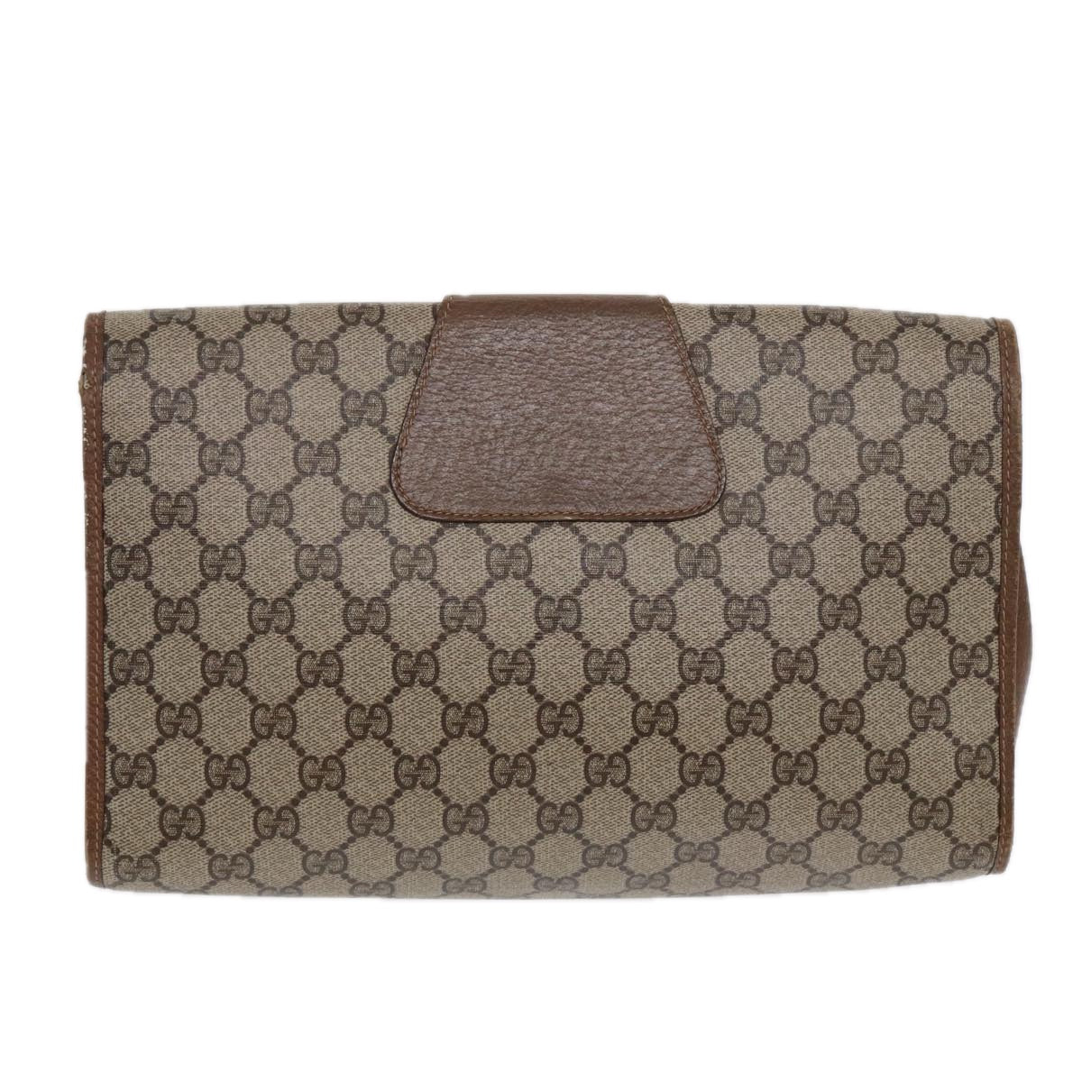 Gucci Leather Canvas Clutch