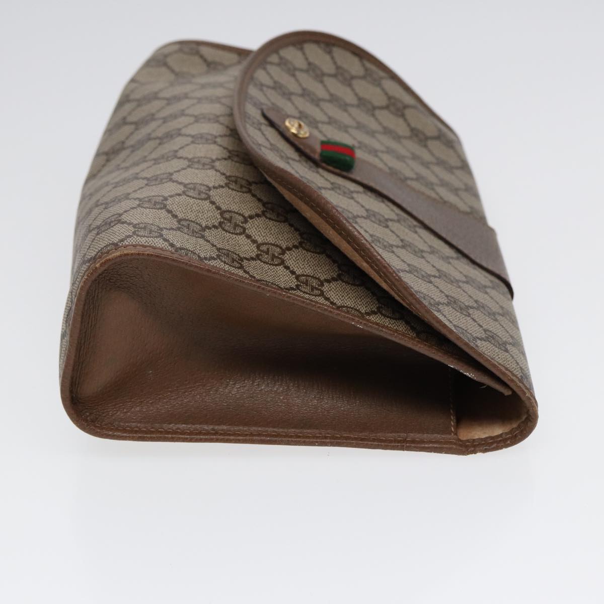 Gucci Leather Canvas Clutch