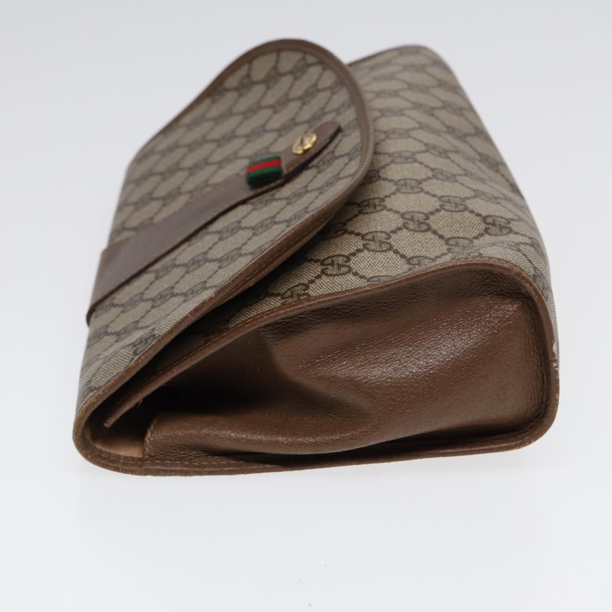 Gucci Leather Canvas Clutch