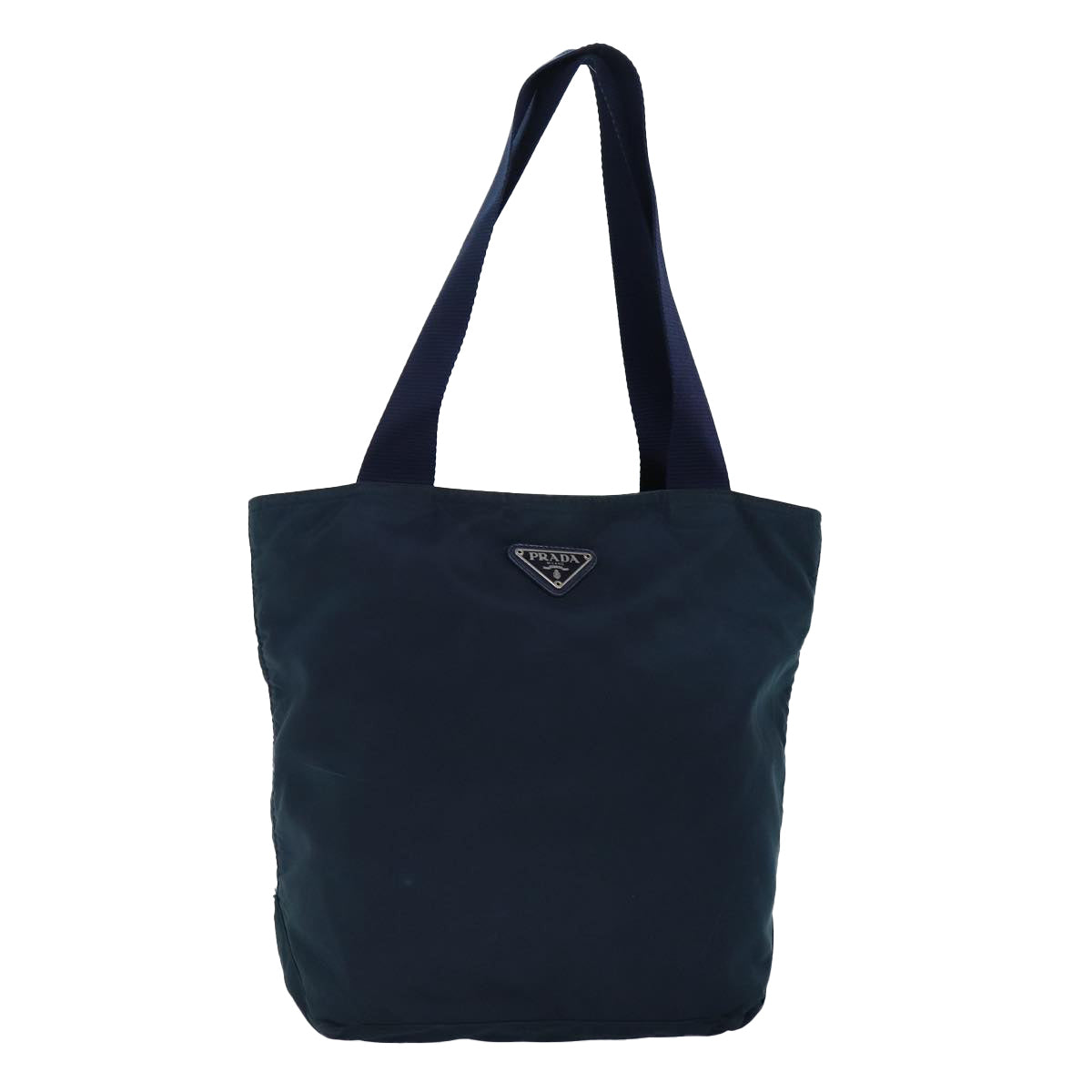 PRADA Hand Bag Nylon Navy Auth