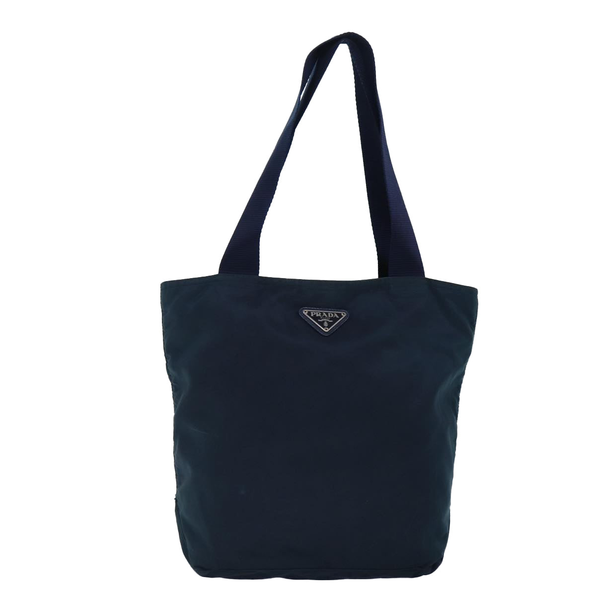 PRADA Hand Bag Nylon Navy Auth