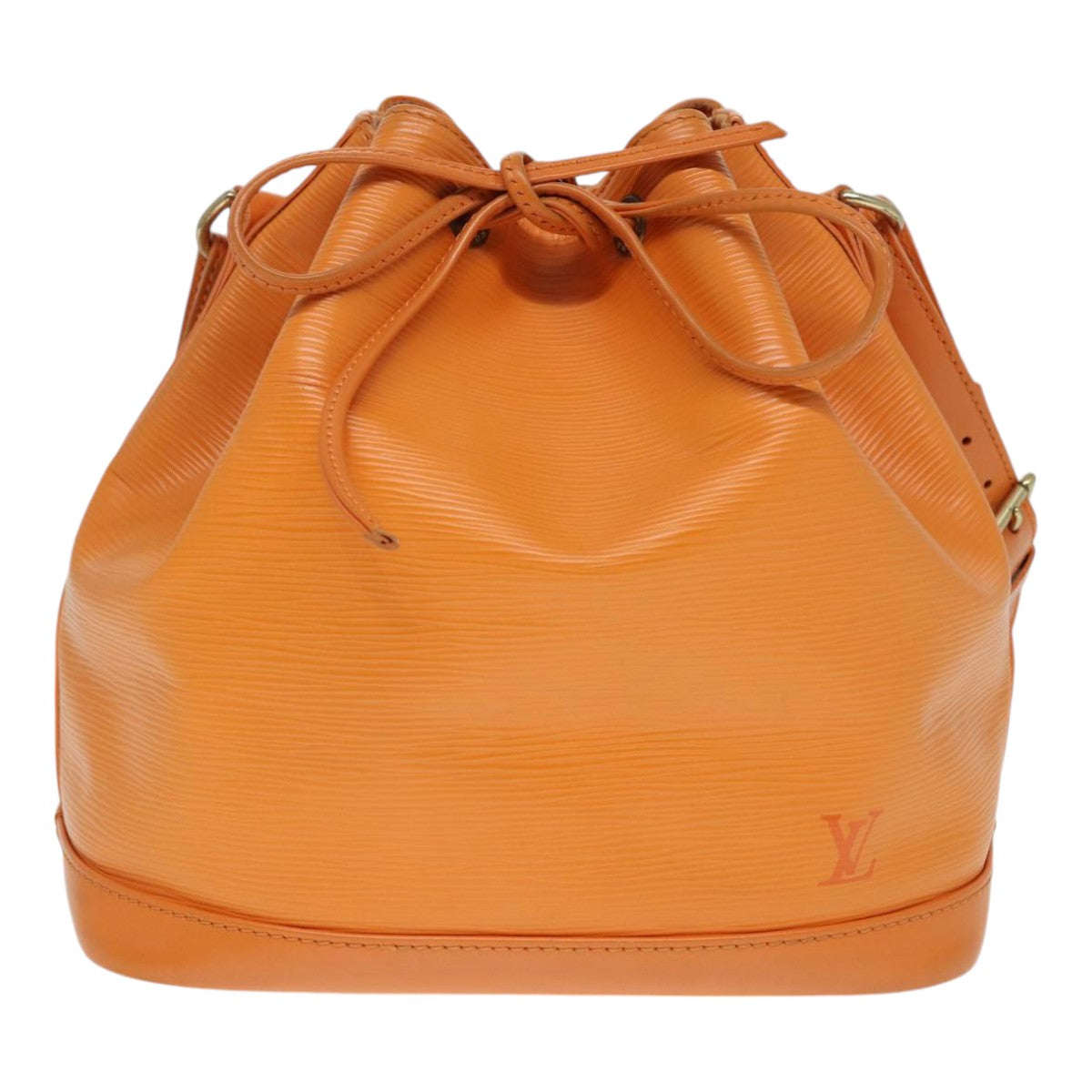 LOUIS VUITTON Epi Petit Noe Shoulder Bag Orange Mandarin M5901H LV Auth