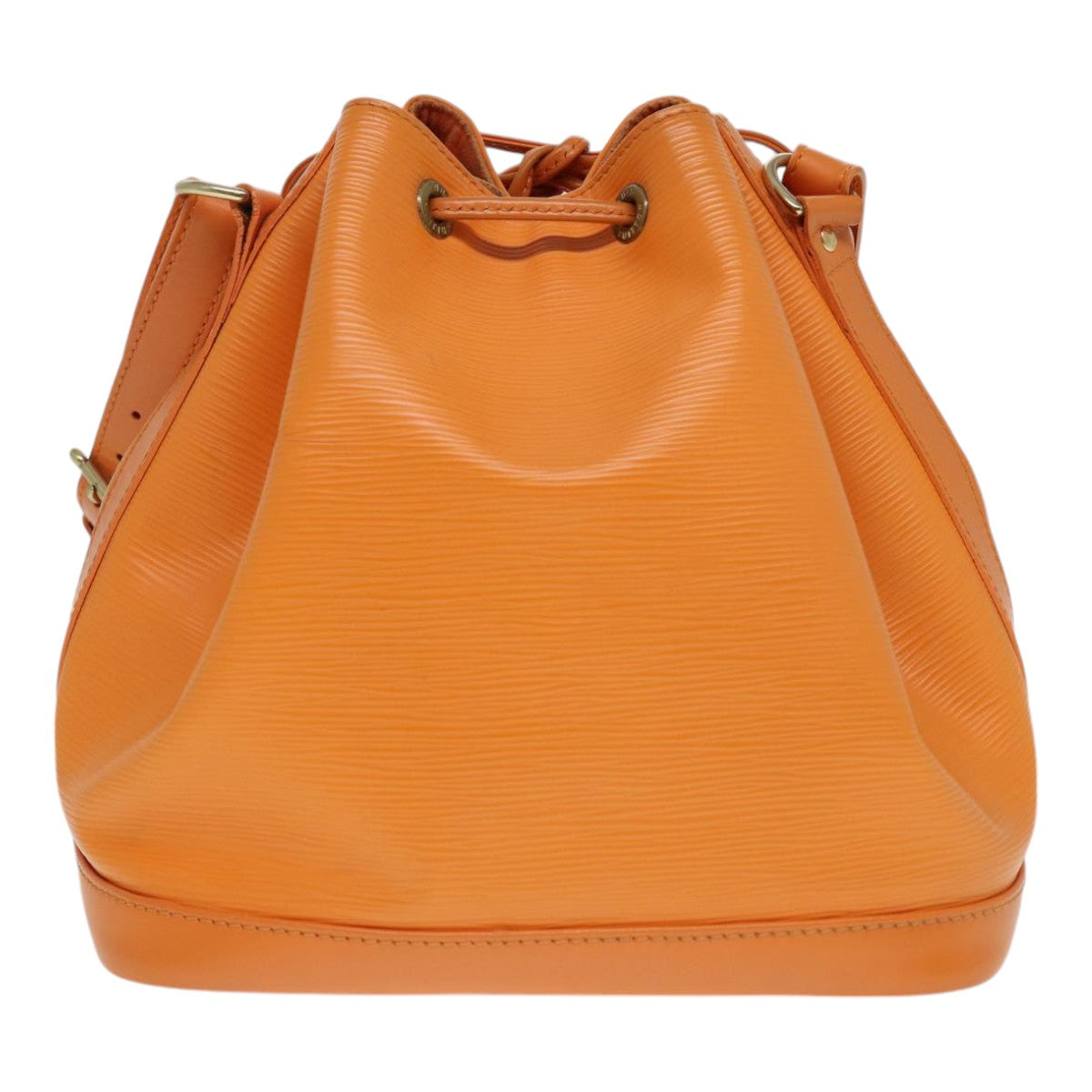 LOUIS VUITTON Epi Petit Noe Shoulder Bag Orange Mandarin M5901H LV Auth