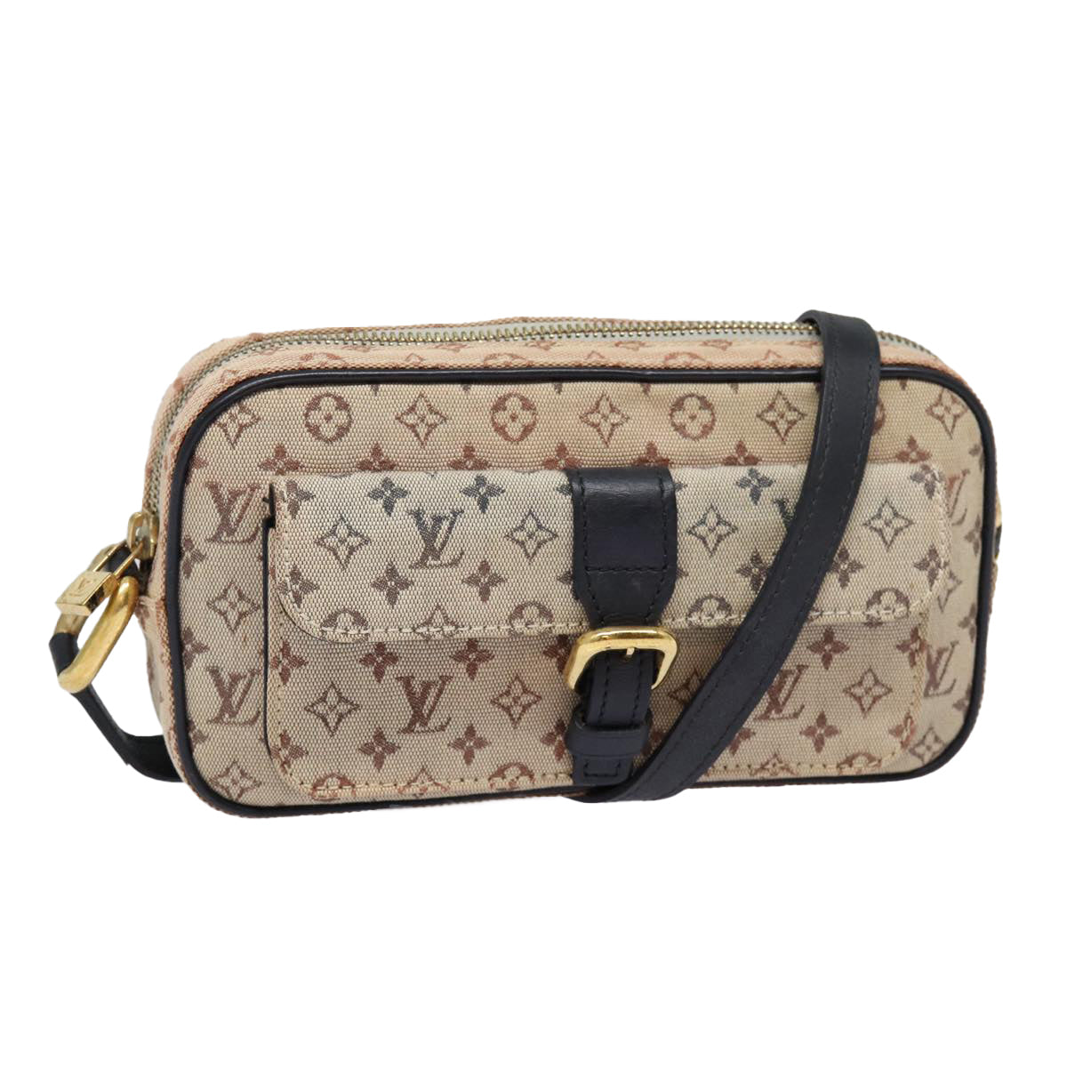 LOUIS VUITTON Monogram Mini Juliet MM Shoulder Bag Blue LV Auth