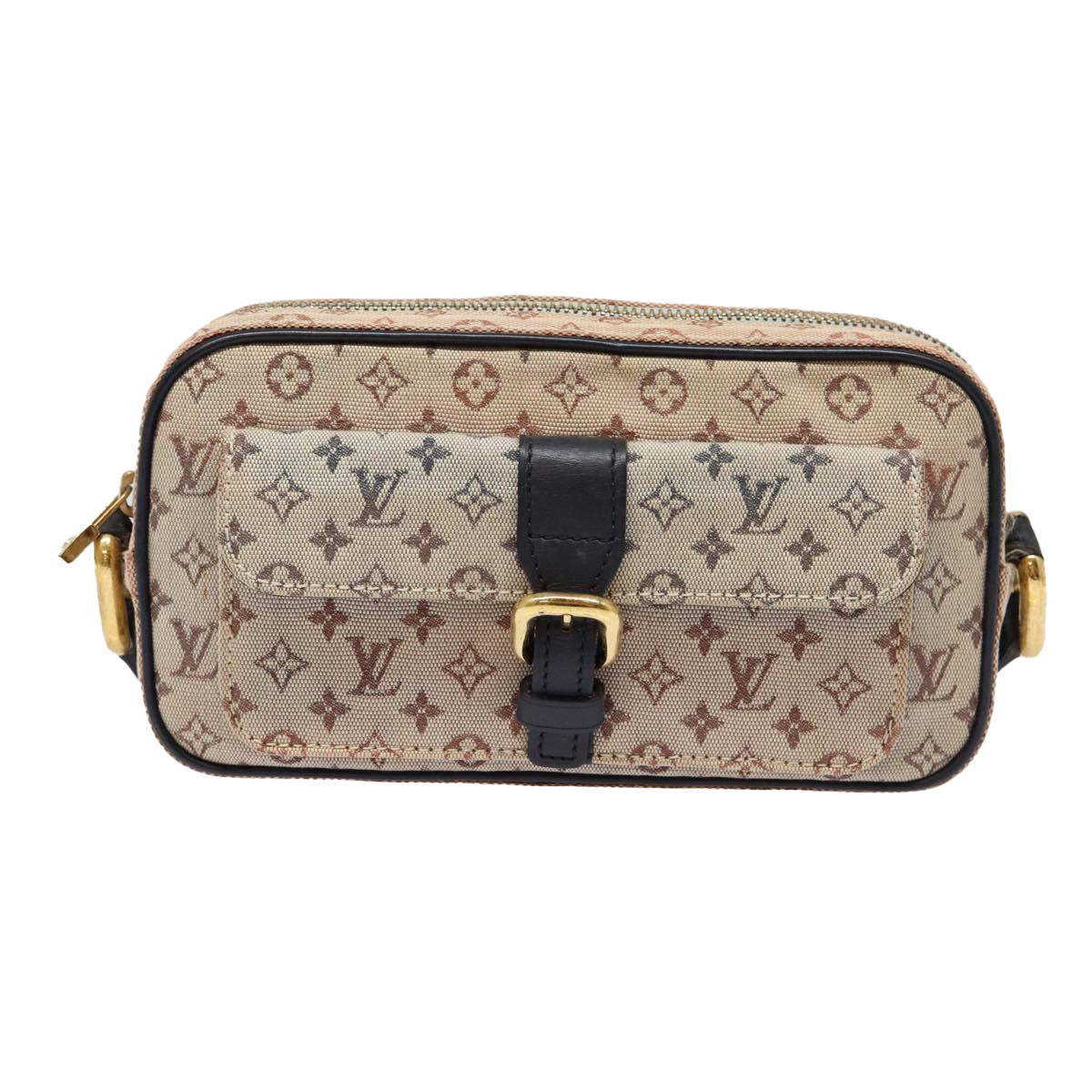 LOUIS VUITTON Monogram Mini Juliet MM Shoulder Bag Blue LV Auth