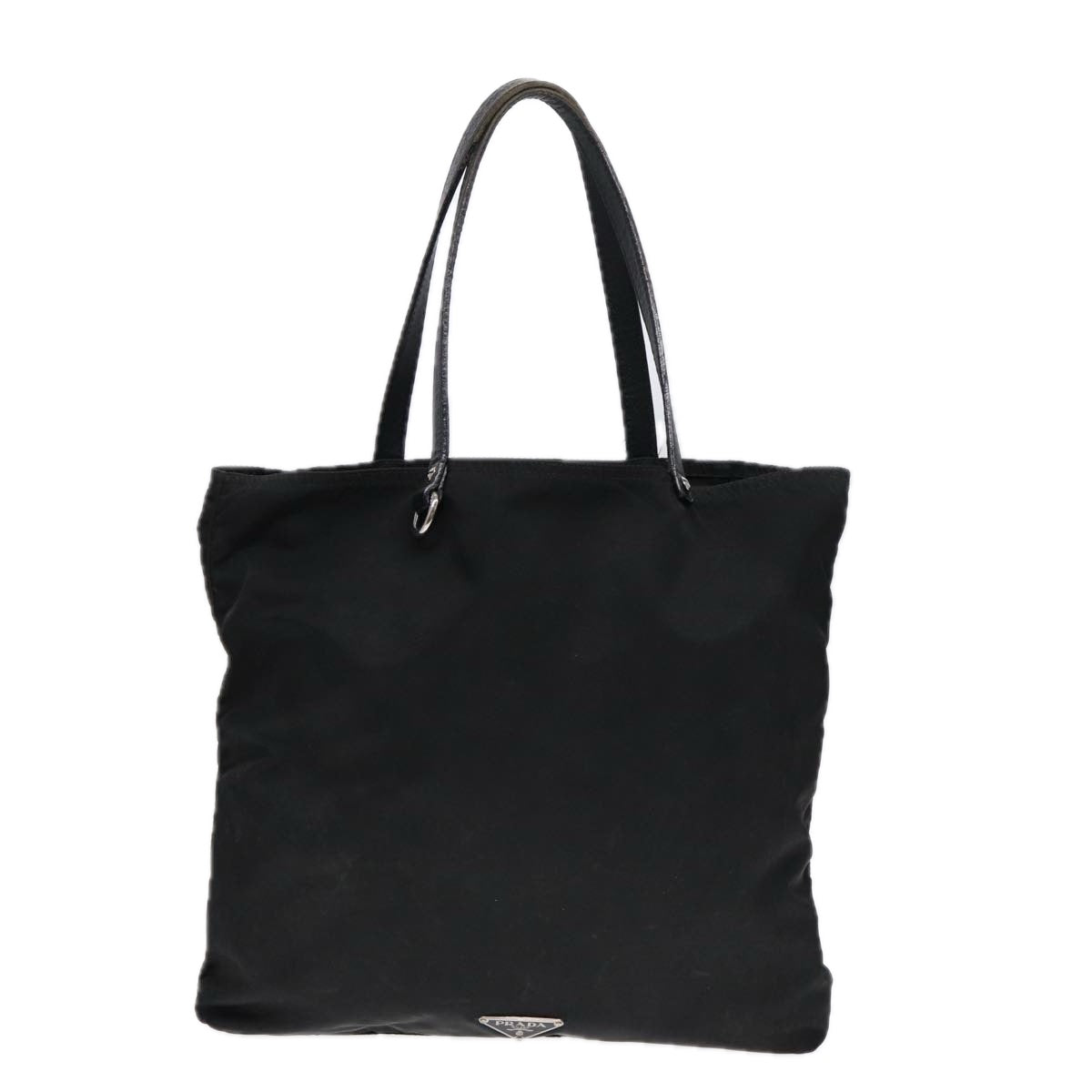PRADA Robot Tote Bag Nylon Black Auth