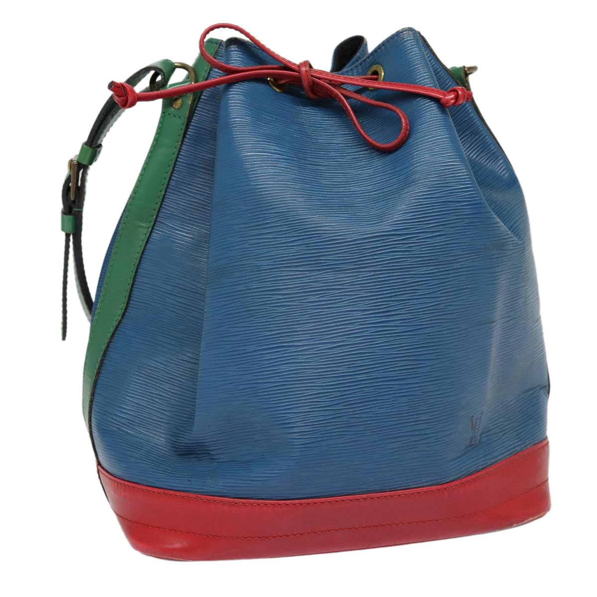 LOUIS VUITTON Epi Toriko Color Noe ShoulderBag Red Blue Green Auth