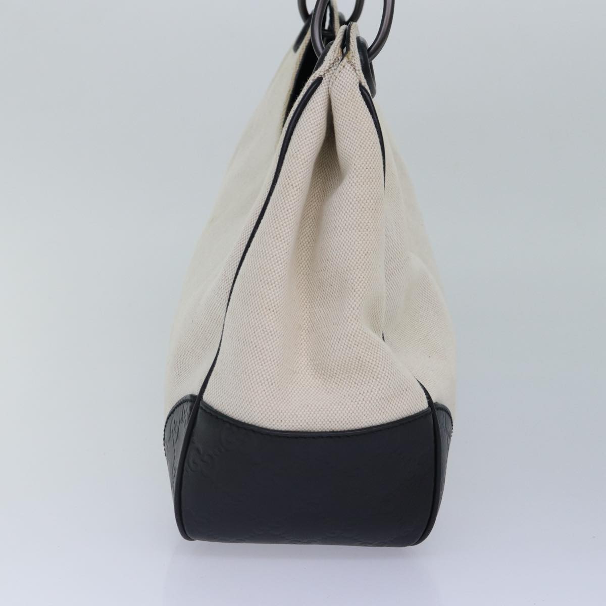 Gucci Leather Canvas Shoulder Bag