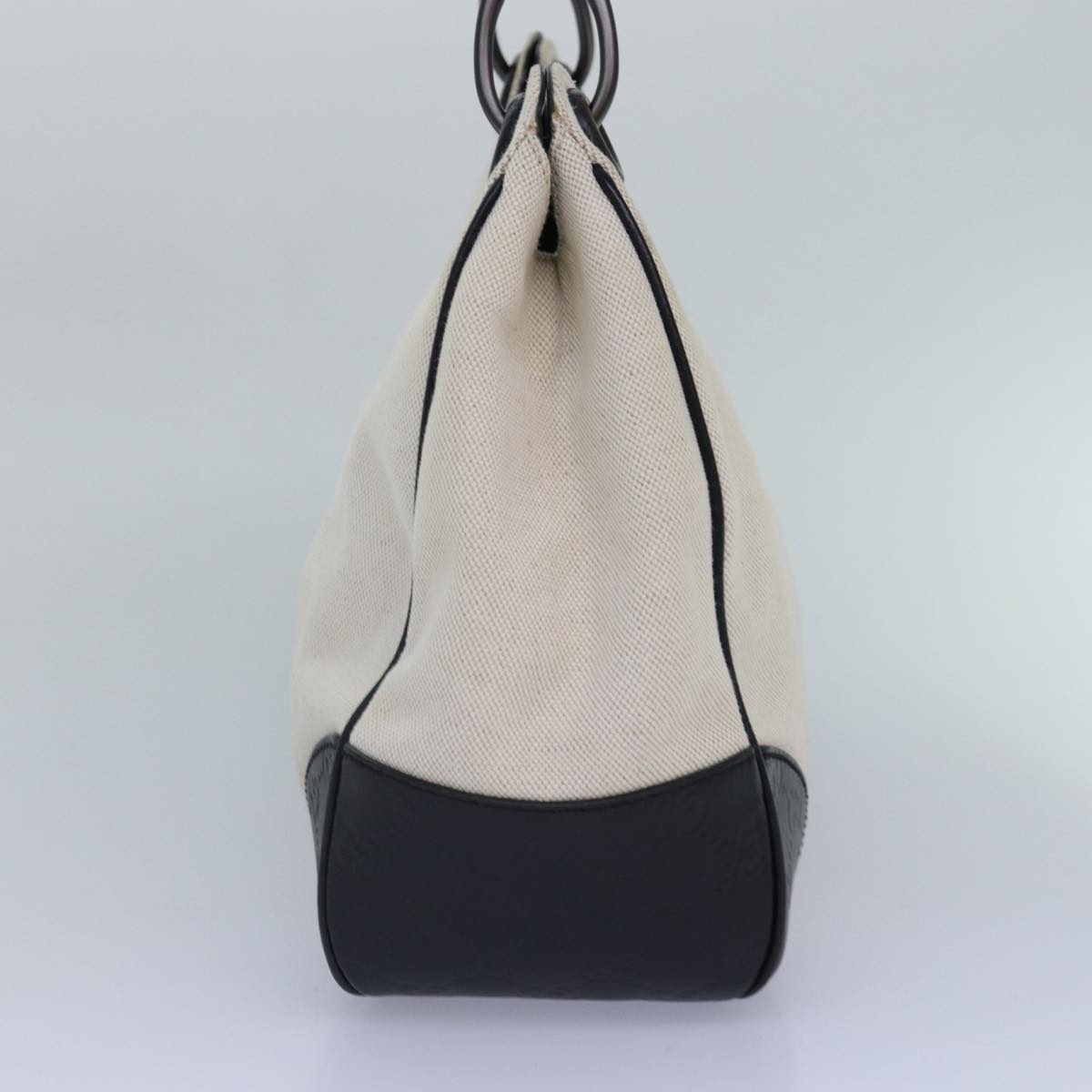 Gucci Leather Canvas Shoulder Bag