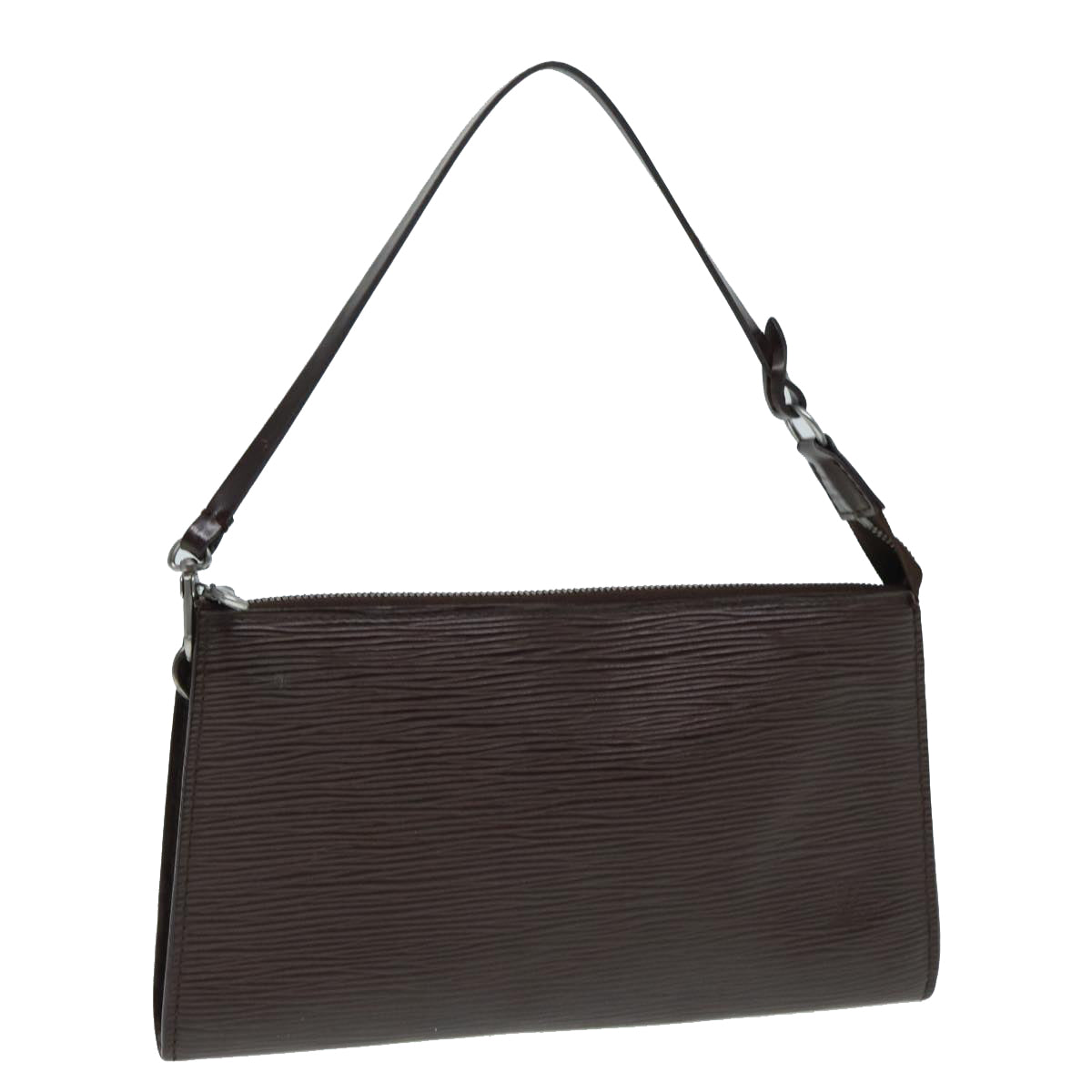 LOUIS VUITTON Epi Pochette Accessoires Pouch Mocha M5294D LV Auth Clutch