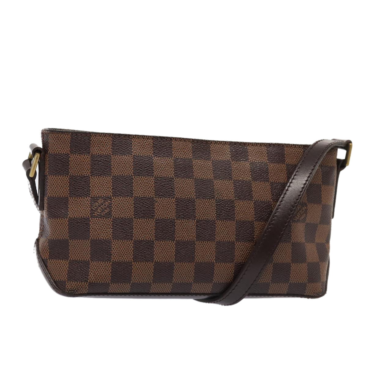 LOUIS VUITTON Damier Ebene Trotteur Shoulder Bag LV Auth 87972A