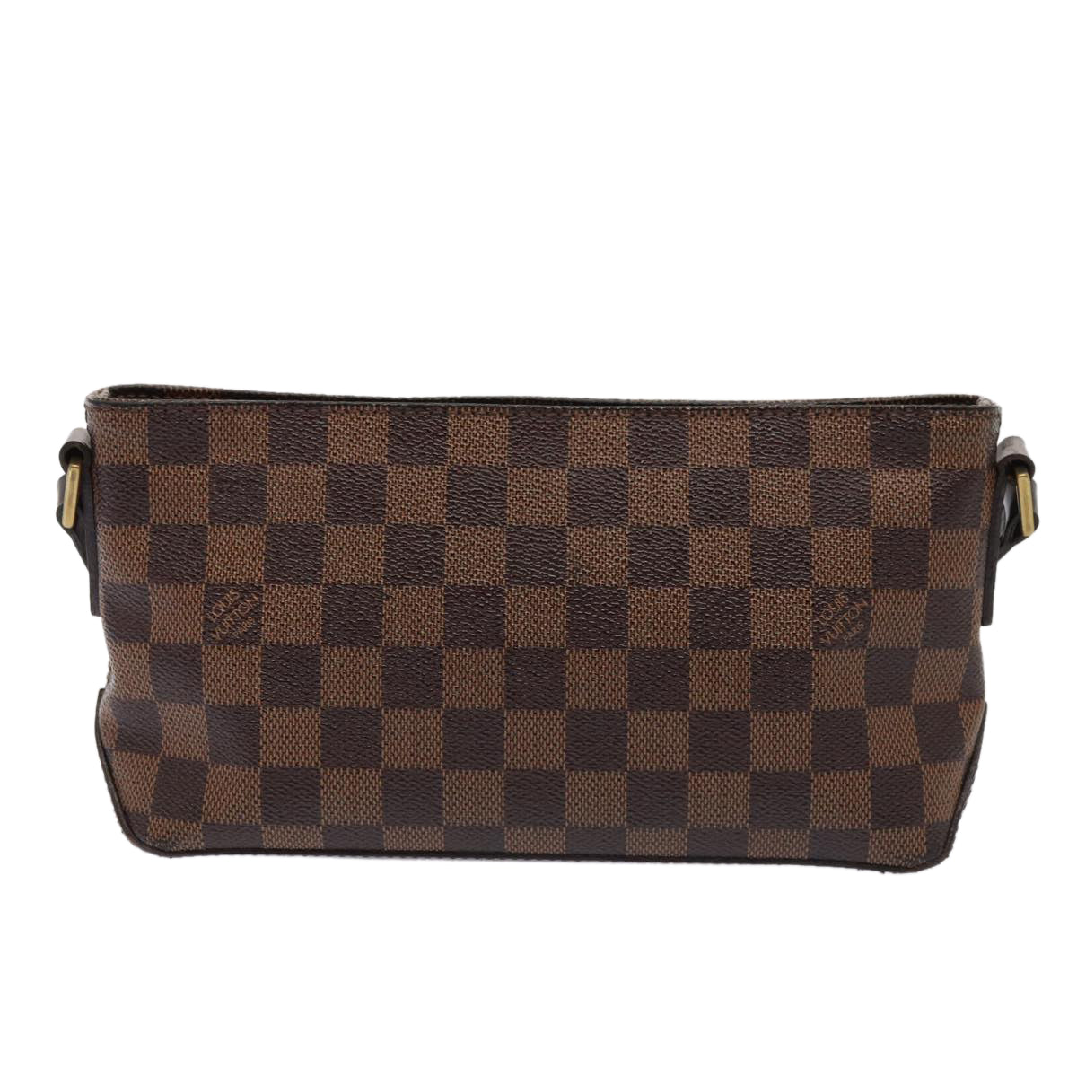 LOUIS VUITTON Damier Ebene Trotteur Shoulder Bag LV Auth 87972A