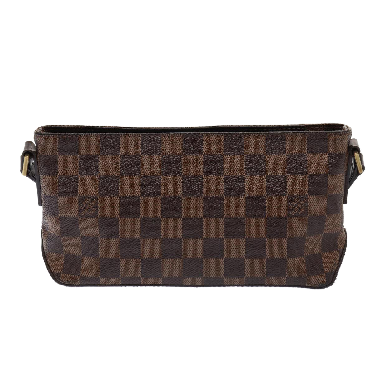 LOUIS VUITTON Damier Ebene Trotteur Shoulder Bag LV Auth 87972A