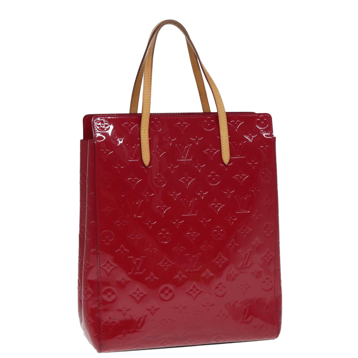 LOUIS VUITTON Monogram Vernis Catalina NS Bag Rose Andian LV Auth