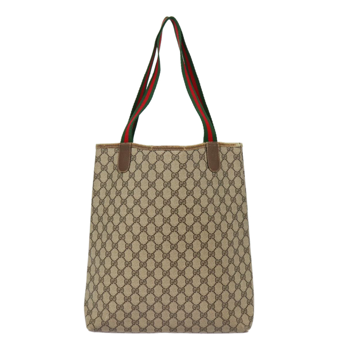 Gucci Leather Canvas Tote
