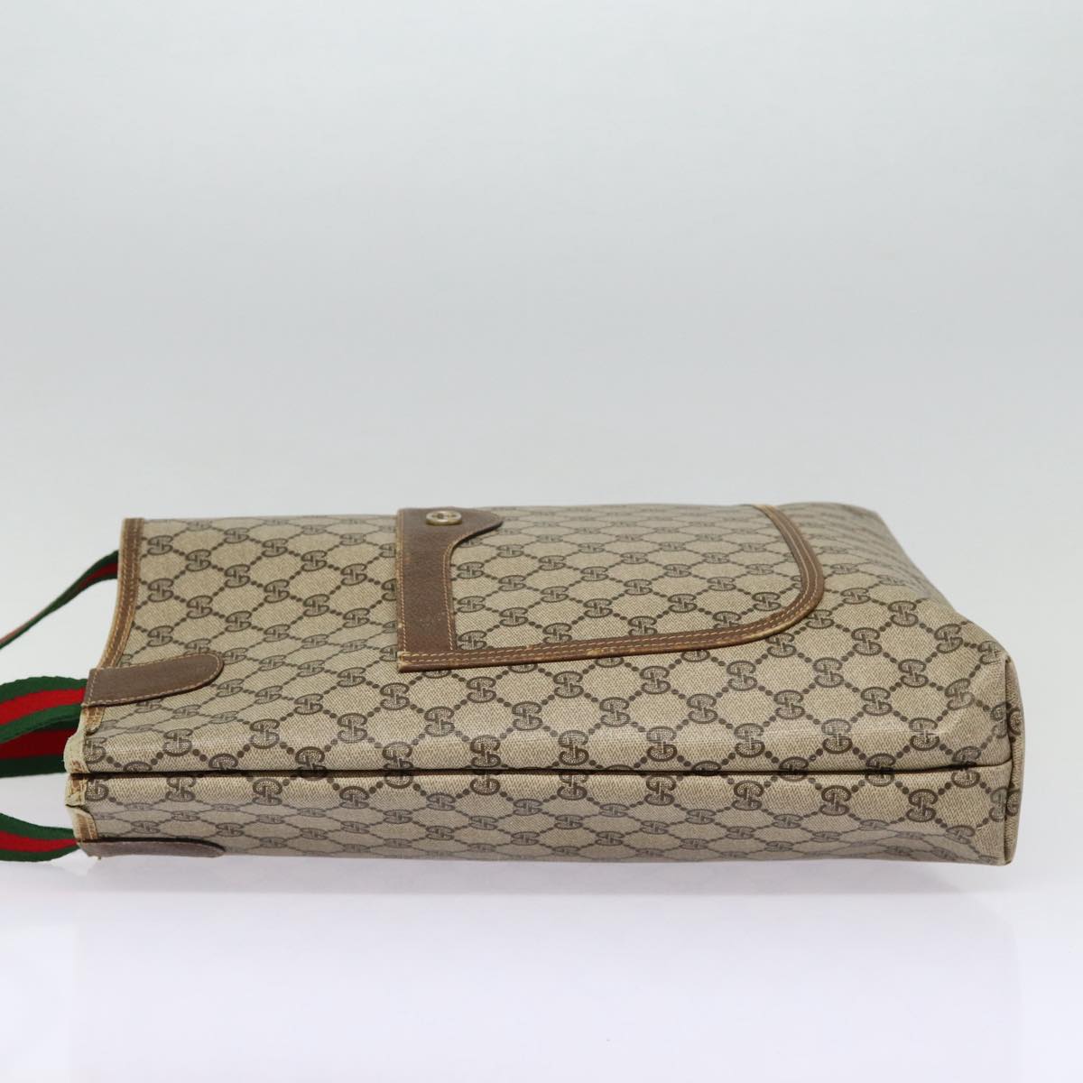 Gucci Leather Canvas Tote