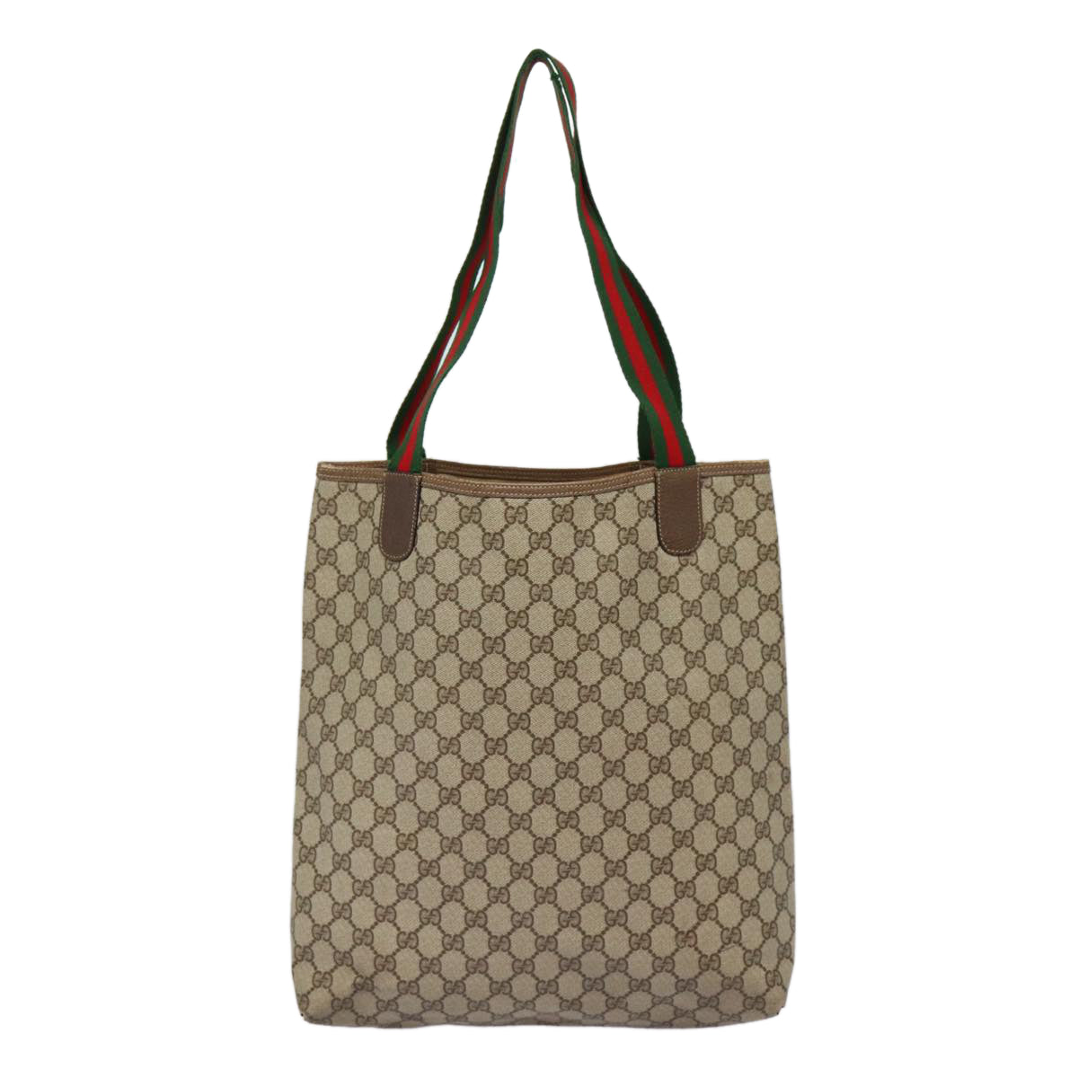 Gucci Leather Canvas Tote