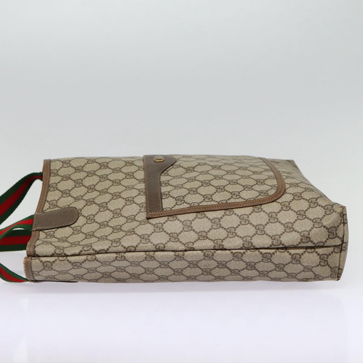 Gucci Leather Canvas Tote